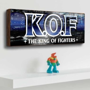 The King of Fighters Retro Game Sign. This stylish and detailed sign captures the essence of the iconic K.O.F series