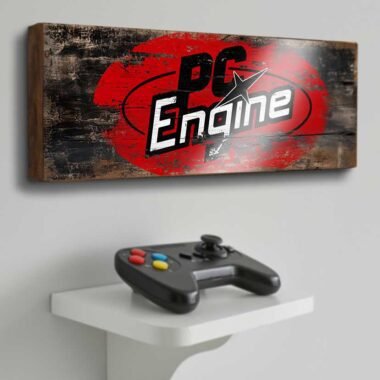 Celebrate the legacy of the PC Engine with our Retro Game Sign. Perfect for game rooms, offices, and more