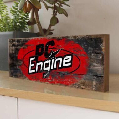 Celebrate the legacy of the PC Engine with our Retro Game Sign. Perfect for game rooms, offices, and more